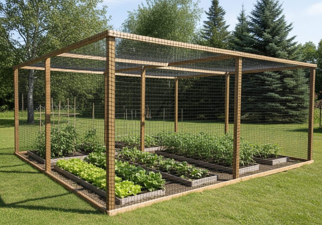 Deer Netting Enclosure